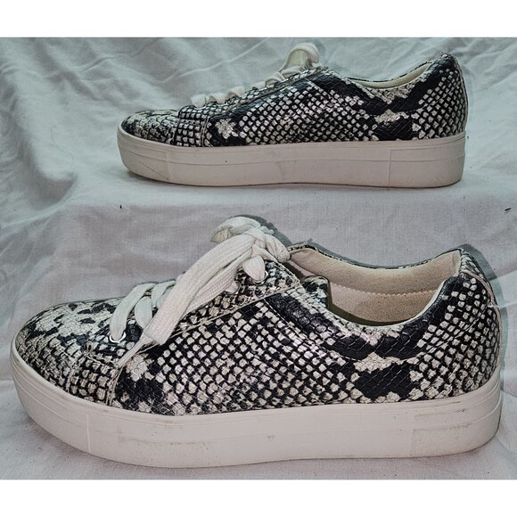 ALDO Lovireclya Snakeskin Platform Sneakers – Women’s US 7 / EU 37.5 - Picture 2 of 7